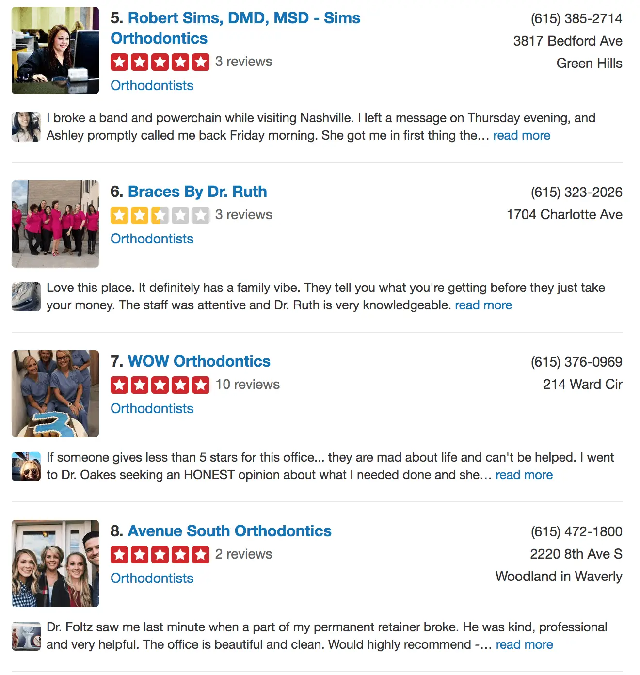Yelp Screenshot 1