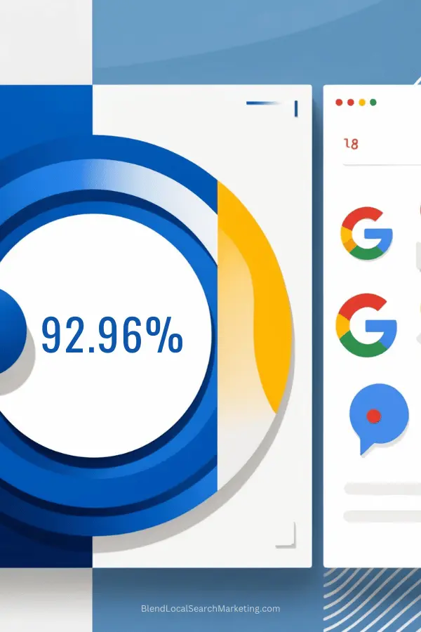 92.96% of global traffic comes from Google Search, Google Images, and Google Maps
